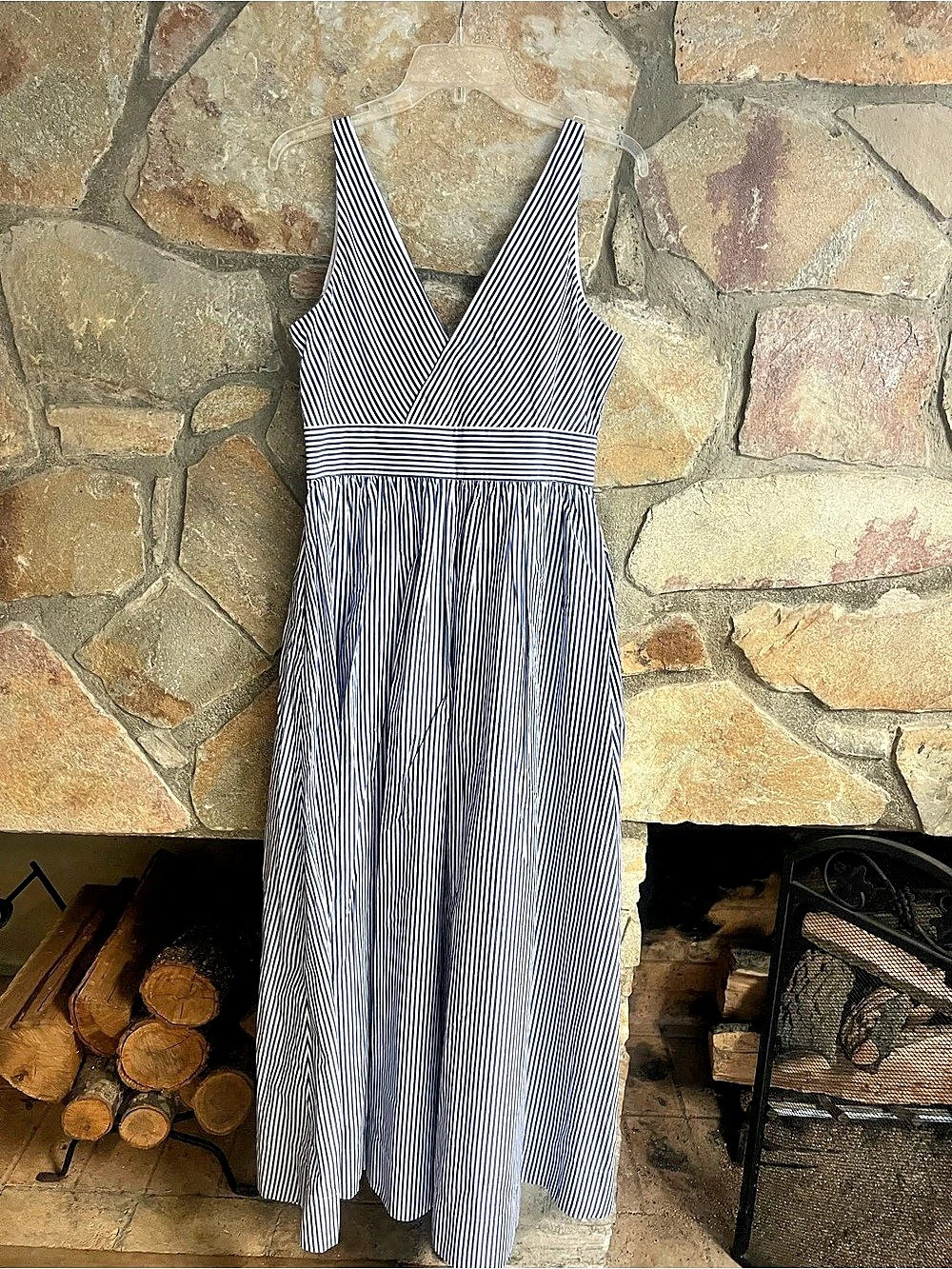 J.Crew Sleeveless Floor-length Dress In Cotton Poplin Cotton Poplin Maxi Dress